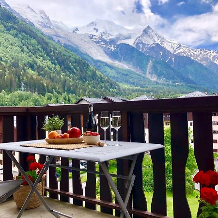 Mont Blanc 43, Vue Mont Blanc , Balcon, Parking Chamonix Exterior foto