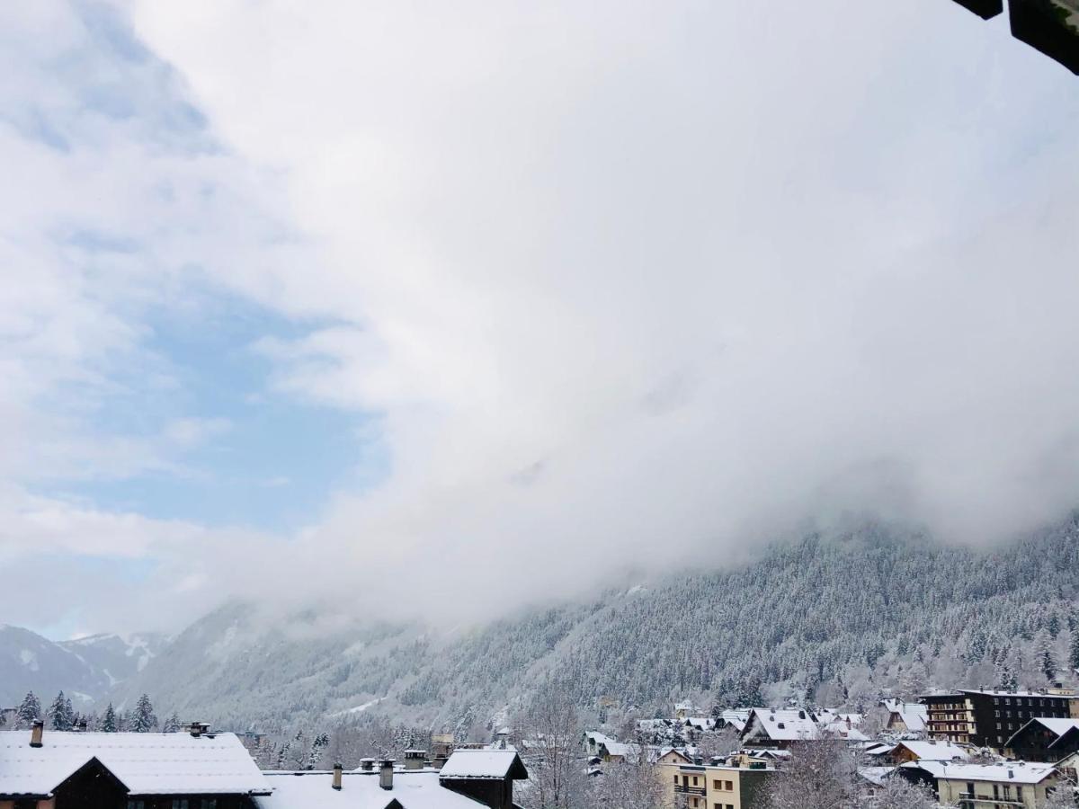 Mont Blanc 43, Vue Mont Blanc , Balcon, Parking Chamonix Exterior foto